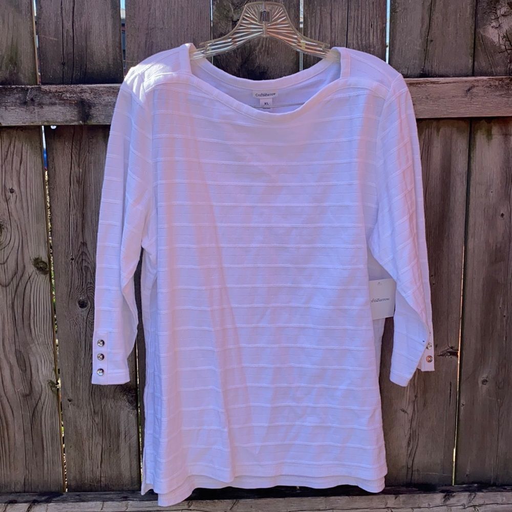 Croft & Barrow textured top sz. XL